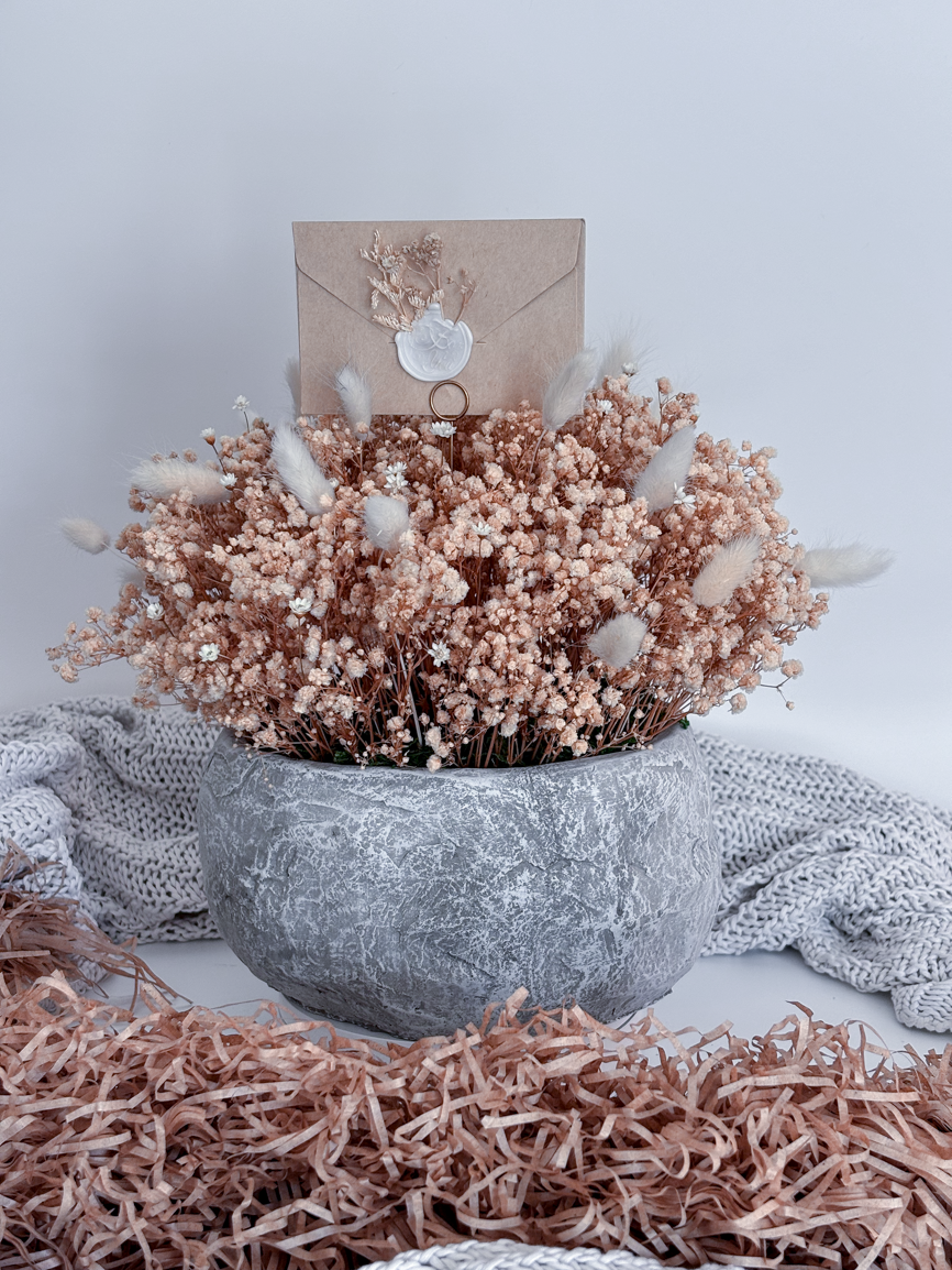Golden Glow Dried Flower Bouquet - Large
