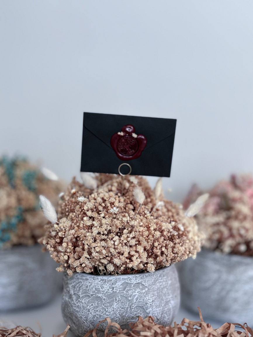 Golden Glow Dried Flower Bouquet - Small