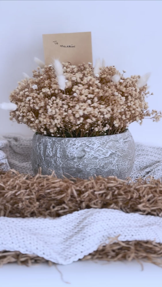 
                  
                    Load and play video in Gallery viewer, Golden Glow Dried Flower Bouquet - Large
                  
                